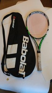 Babolat AeroPro Team Wimbledon Tennis Racket Green Grip Size 4 1/4