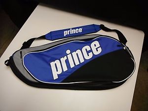 PRINCE Tennis Racquet 3 Pack Padded Carry Bag With Storage for Gear Balls ETC