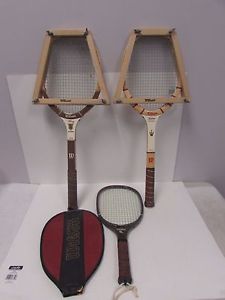 VTG Wilson Famous Player Series Tennis Racket Billie Jean & Jack Kramer w/BONUS
