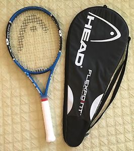 HEAD FLEXPOINT 4 OVERSIZE 107SQ" 16X19 GRAPHITE TENNIS RACKET MINT W/CASE 4 1/2