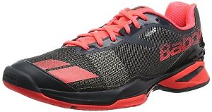 Babolat Mens Jet All Court Tennis Shoes Grey/Red 8.5 DM US