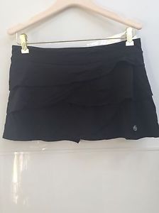 LIJA Tennis Skort Black Size S/P with Shorts Build In