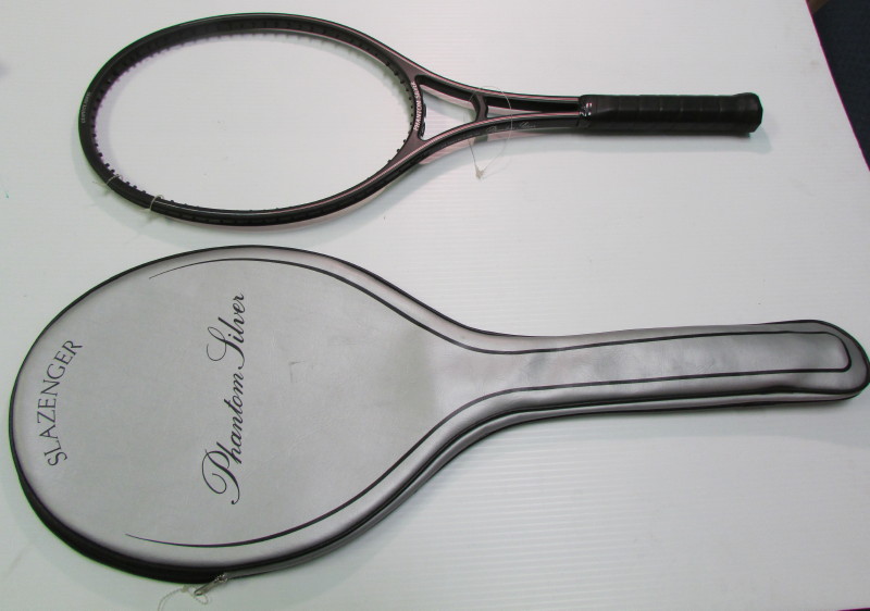 Vintage 1980's Slazenger Phantom Silver L3 Tennis Racquet
