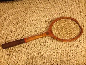 VINTAGE LATE  BANCROFT WOOD TENNIS RACQUET