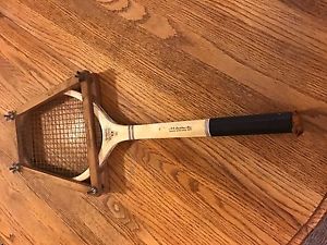 vintage spaldingGREENWOOD 1876 tennis racquet