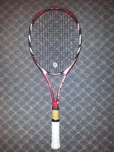 Head Microgel Prestige Pro 4 3/8 mint with leather grip and RPM