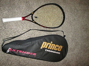 PRINCE EXTENDER THUNDER 880 PL TENNIS RACQUET W/ CASE BAG COVER