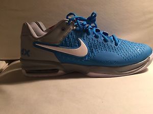 Nike Air Max Cage Blue, Grey, White Men's Tennis Shoes Size 12