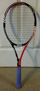 Wilson BLX Six-One Tour 90 Roger Federer 4 3/8 Tennis Racquet NICE CONDITION