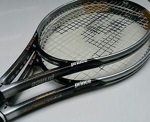 Prince tt Ultralite Oversize Tennis Racquets 1/4 grip racket FRESH STRINGS/GRIP