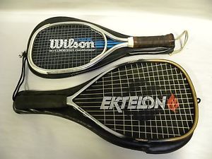 "2" Vtg Ektelon Cordea Graphite & Omega Boomer Racquetball Racket Racquet (A6)