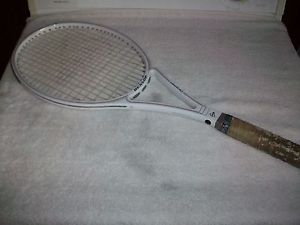 Dunlop Ceramax Ceramic White Mid sized Tennis Racquet 4 1/2" grip