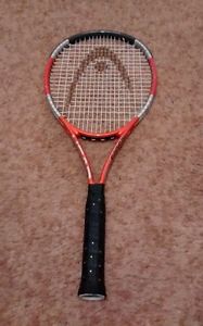HEAD LIQUIDMETAL RADICAL TENNIS RACKET with CARRYING CASE.