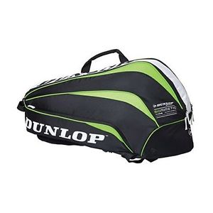 Dunlop Bio Mimética-6 Bolso de tenis negro-verde