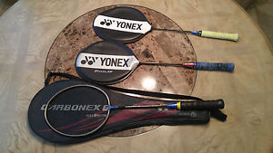 Lot of Three Yonex Carbonex 8 SP Badminton Racquets Made in Japan