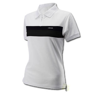 Head Mujer Camiseta De Tenis Sterry Camiseta polo Cremallera blanco / negro