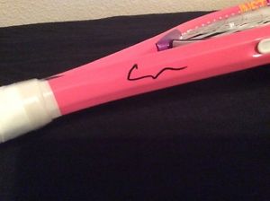 SIGNED - Maria Sharapova Head Tennis Junior Racquet Pink + Pic New Unused
