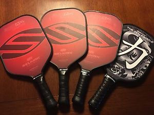 Lot Of 4 Used Pickleball Paddles