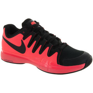NIKE ZOOM VAPOR 9.5 TOUR (ROGER FEDERER)..LAVA/ BLACK..SIZE MEN 9 or WOMEN 10.5