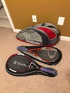 Wilson And Head tennis racquets