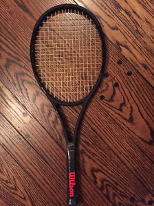 Wilson Pro Staff RF Signature All Black Tuxedo Tennis Racket Brand New - 4 1/2