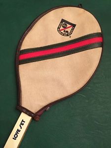 Vintage Crown  Love Set ABC Wide World of Sports Wooden Tennis Racquet, 1970s