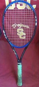 Prince O3 Hybrid Shark 100 Sq In  4 1/2 grip Tennis Racquet W/ Carry Bag