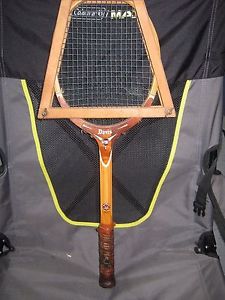 Vintage Hi-Point Davis Wooden Tennis Racquet TAD W/PRESS! FREE SHIPPING! L@@K!!