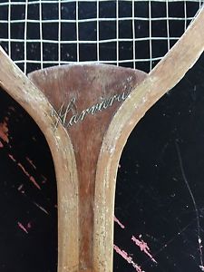 Vintage Antique Harvard Tennis Racket