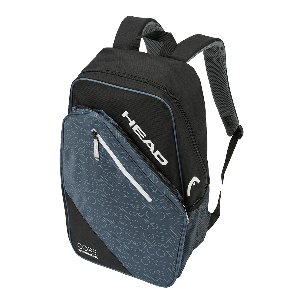 Core Tennis Backpack Black and Blue