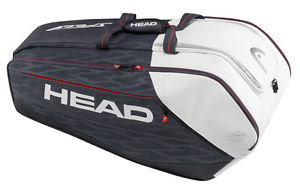 HEAD Novak Djokovic MONSTERCOMBI 12 racquet racket tennis bag - Reg $125