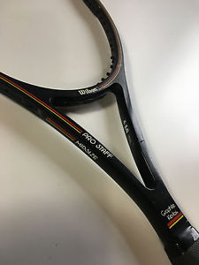 Vintage Wilson Pro Staff 6.0 midsize 85 racket Made in Belgium St. Vincent 4 1/2