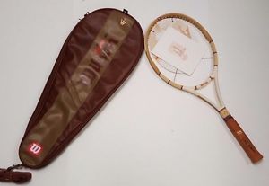 Wilson Jack Kramer Millennium Autograph Racquet w/Signed Racquet Cover and Grip