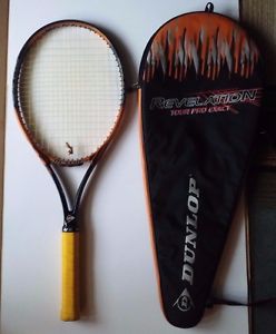 Dunlop Revelation Tour Pro Exact MidPlus Tennis Racket 4 3/8 grip (And case!)