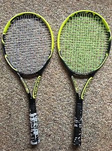 Head Pro Stock TGK 219 Extreme IG Paint  4 1/2 grip Tennis Racquet. Matched Pair