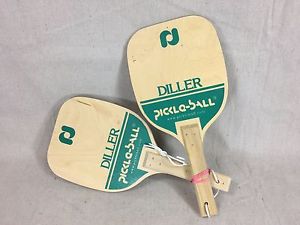 DILLER WOOD PADDLE EUC Racquet Pickle Ball Pickle-Ball