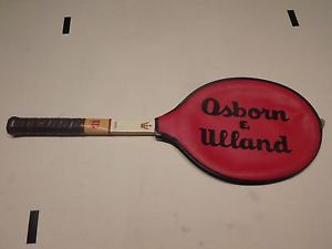 WILSON JACK KRAMER VINTAGE TENNIS RACQUET  AUTOGRAPH  MEDIUM 4 1/2 RED GOLD