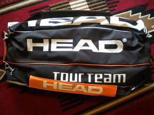 Head Tour Team MonsterCombi Tennis Racquet Combi Bag White Black Orange CCT MP3