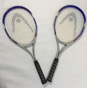 Lot of 2 HEAD Ti MEDALIST 1023 Ti MAGNESIUM TENNIS RACQUET 4 3/8"