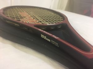 WILSON JACK KRAMER STAFF 110 TENNIS RACQUET 4 1/2 GRAPHITE COMPOSITE W/ CASE