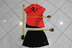 Nike Women's Dri Fit Tennis Shirt & Skirt "New"