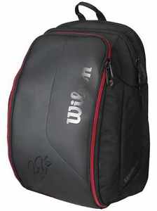 Wilson Roger Federer DNA Tennis Backpack Black Gym/Badminton/Squash WRZ-832796