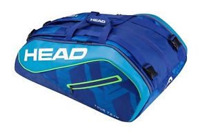Brand New Head Tour Team 12 Racquet MonsterCombi Tennis Racquet Bag BLUE 2017