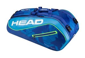 Brand New Head TOUR TEAM  9R SUPERCOMBI Tennis Racquet Bag Blue 2017