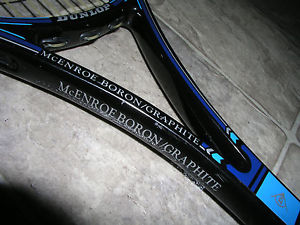 Vintage Dunlop McEnroe Boron/Graphite Composite Tennis Racquet 4 3/8" Grip