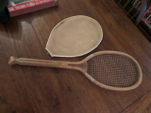 Slazenger "The Demon" Fishtail Antique Tennis Racquet around 1900
