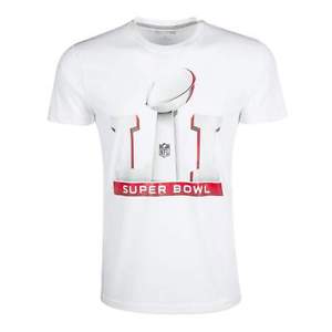 New Era Super Bowl LI (2017) Logo NFL tee-Shirt Blanc