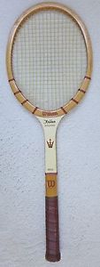 Wilson Jack Kramer Autograph Wood Tennis Racquet 4 1/2  Medium + Wilson Press!