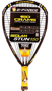 E-Force Bedlam Stun 150 Racquetball Racquet with 5/8 grip