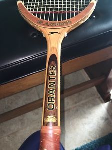 VINTAGE SLAZENGER ORANTES SIGNATURE 1733 WOODEN TENNIS RACQUET Beauty !